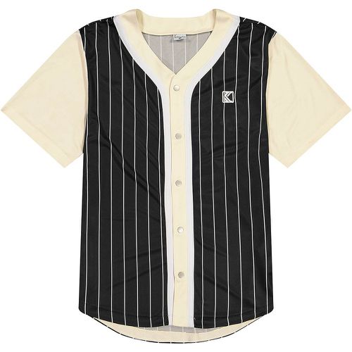 OG Block Pinstripe Baseball Shirt, / - Karl Kani - Modalova