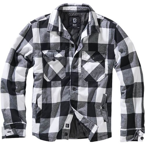Brandit Lumber Jacket, white-black - Brandit - Modalova