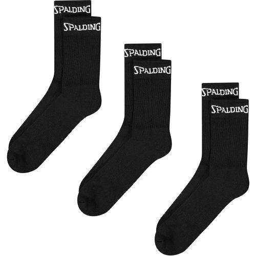 Mid Cut Socks Triple Pack - Spalding - Modalova