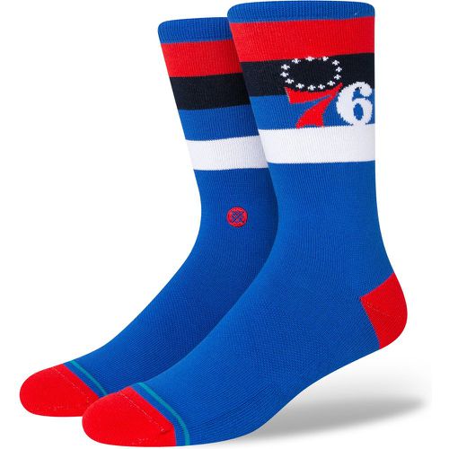 NBA PHILADELPHIA 76ERS STRIPE CREW SOCKS, blu - Stance - Modalova