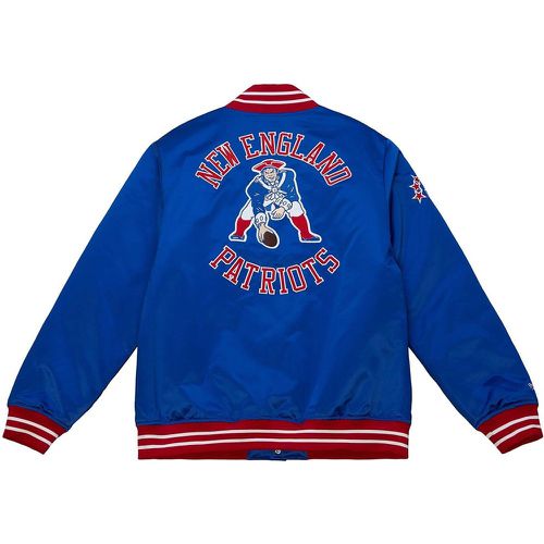 NFL NEW ENGLAND PATRIOTS HEAVYWEIGHT SATIN JACKET - Mitchell And Ness - Modalova