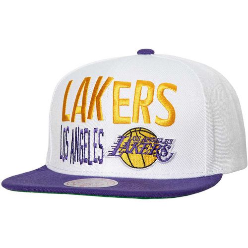 NBA LOS ANGELES LAKERS TOSS UP SNAPBACK CAP, bianco - Mitchell And Ness - Modalova