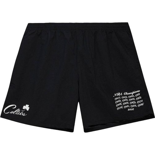 NBA BOSTON CELTICS TEAM HERITAGE WOVEN SHORTS - Mitchell And Ness - Modalova