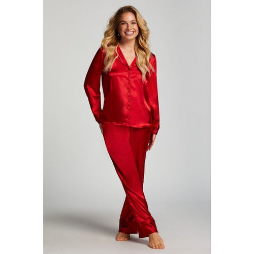 Hunkemöller Satin Trousers Red - Hunkemöller - Modalova