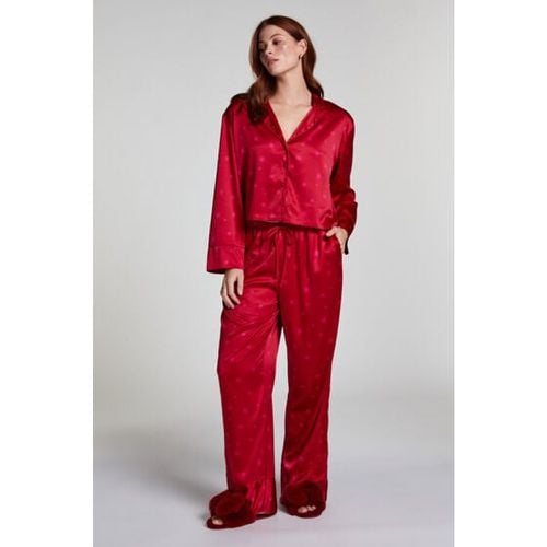 Hunkemöller Satin Trousers Red - Hunkemöller - Modalova