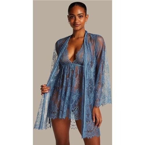 Hunkemöller Magdalena Kimono Blue - Hunkemöller - Modalova