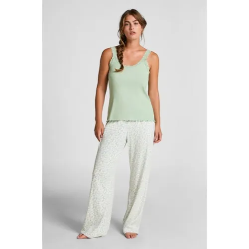 Singlet Rib Jersey Lace - Hunkemöller - Modalova