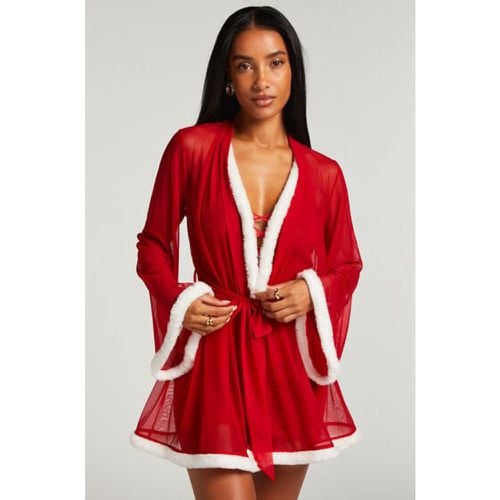 Hunkemöller Santa Mesh Kimono Red - Hunkemöller - Modalova