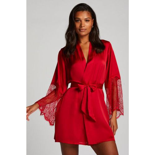 Hunkemöller Satin Kimono Red - Hunkemöller - Modalova