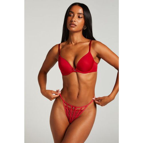 Hunkemöller Tanga Pearl Rojo - Hunkemöller - Modalova