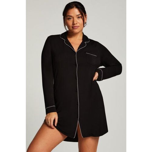 Vestido camisero de manga larga de jersey Essential - Hunkemöller - Modalova