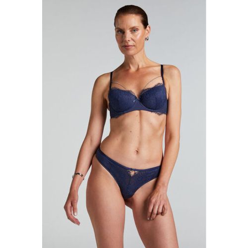 Hunkemöller Tanga Pearlene Azul - Hunkemöller - Modalova