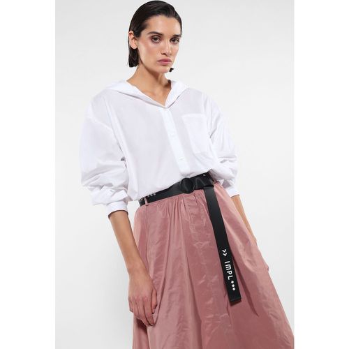 Camicia oversize in puro cotone con cappuccio e tasca - Imperial - Modalova