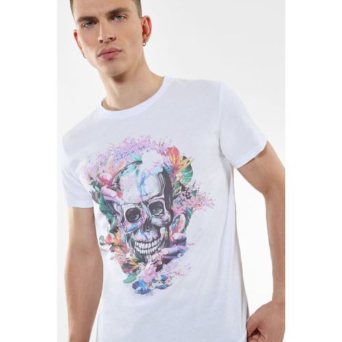 T-shirt fantasia stampata multicolor in puro cotone - Imperial - Modalova