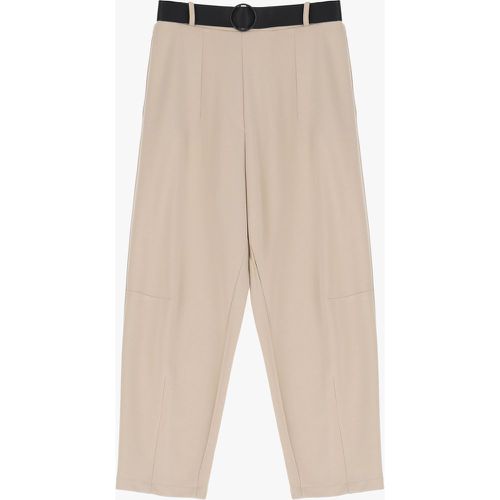 Pantaloni cropped con cintura decorativa - Imperial - Modalova