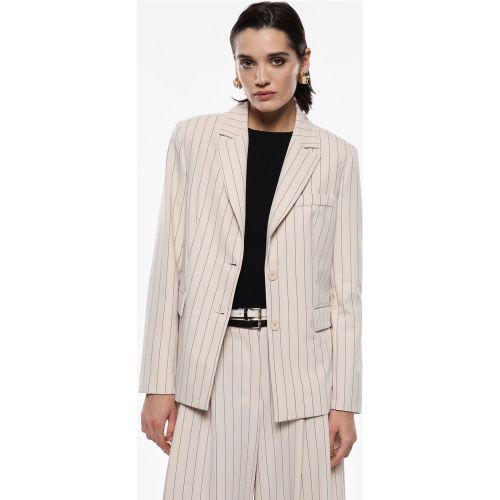 Blazer monopetto gessato con tasche - Imperial - Modalova