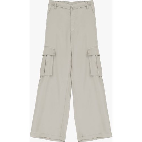 Pantaloni cargo monocolour con tasche verticali e laterali - Imperial - Modalova