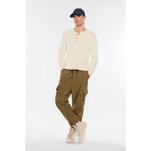 Pantaloni cargo monocolour con tasche verticali e coulisse - Imperial - Modalova