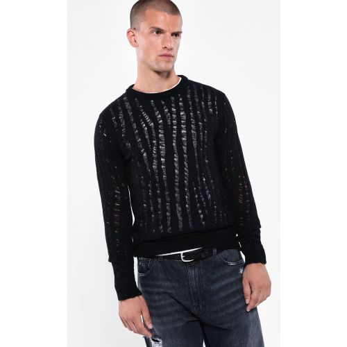 Pullover a maniche lunghe traforato - Imperial - Modalova