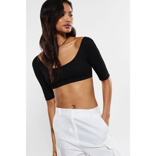 Cropped top a mezze maniche - Imperial - Modalova