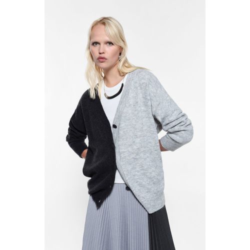 Cardigan colorblock con bottoni - Imperial - Modalova