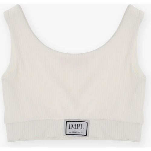 Top bambina cropped monocolour con orlo inferiore elasticizzato - Imperial - Modalova