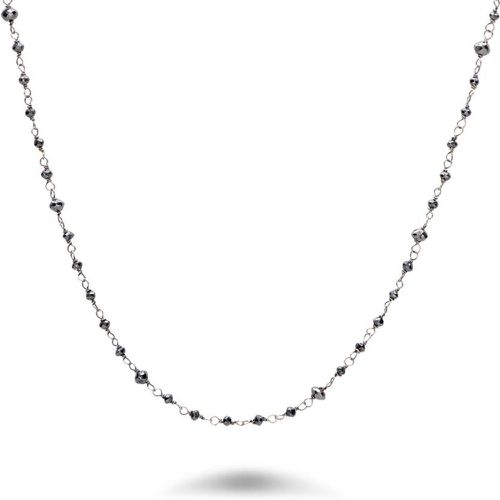 Collana lunga con diamanti neri - ORO&CO - Modalova