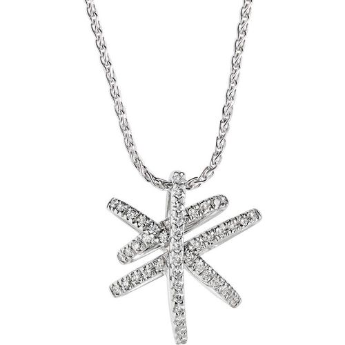 Collana con pendente in diamanti - ALFIERI & ST. JOHN - Modalova