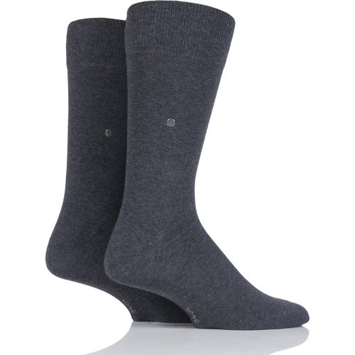 Pair Charcoal Everyday Cotton Socks Men's 6.5-11 Mens - Burlington - Modalova