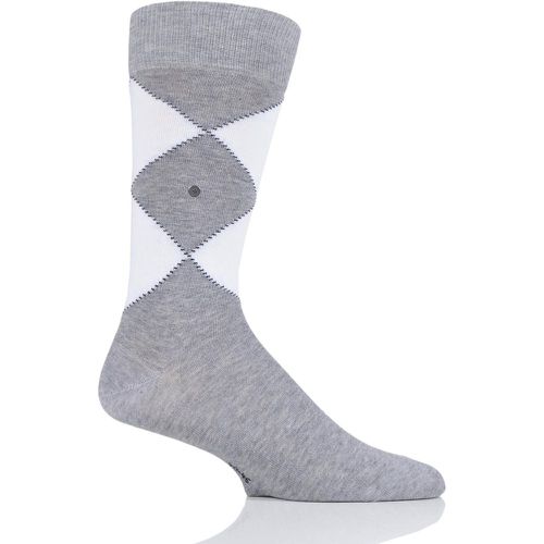 Pair Organic Cotton Argyle Socks Men's 6.5-11 Mens - Burlington - Modalova