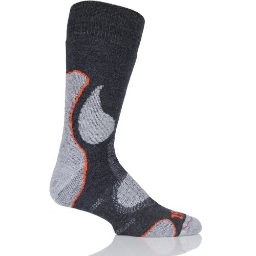 Pair Charcoal 3 Seasons Merino Wool Walking Socks Unisex 9-11.5 Mens - 1000 Mile - Modalova