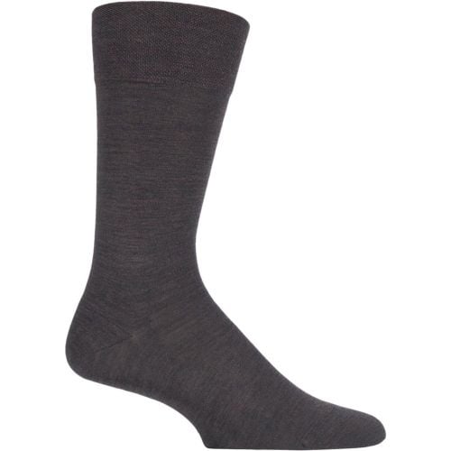 Pair Dark Sensitive Berlin Virgin Wool Left and Right Socks With Comfort Cuff Men's 5.5-8 Mens - Falke - Modalova