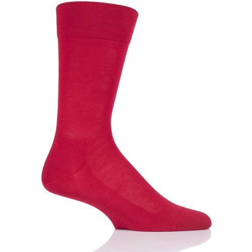 Pair Scarlet Sensitive London Cotton Left and Right Socks With Comfort Cuff Men's 5.5-8 Mens - Falke - Modalova