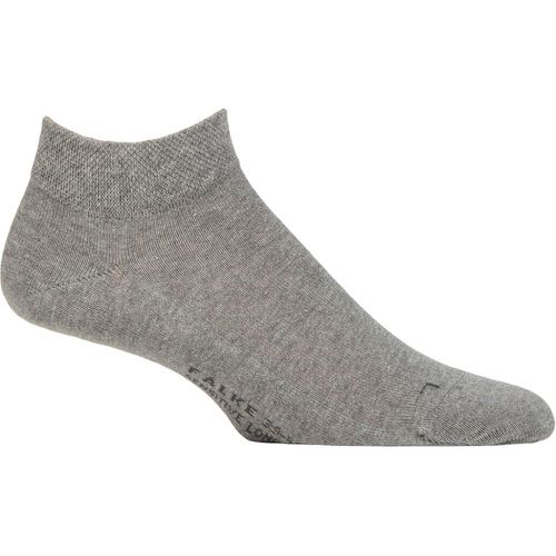Mens 1 Pair Sensitive London Cotton Trainer Socks Light Melange 5.5-8 Mens - Falke - Modalova