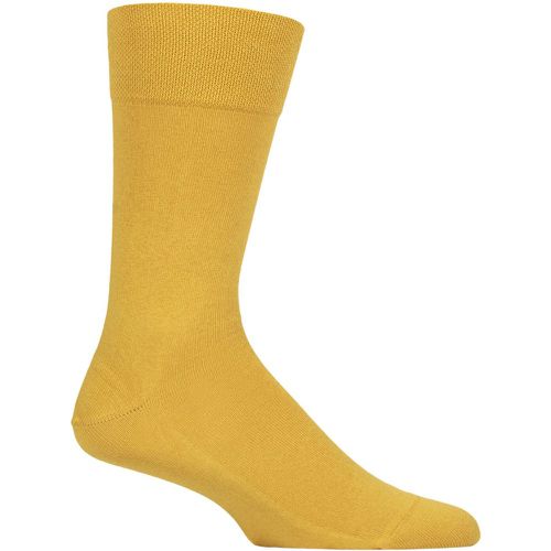 Mens 1 Pair Sensitive London Cotton Left and Right Socks With Comfort Cuff Nugget 5.5-8 Mens - Falke - Modalova