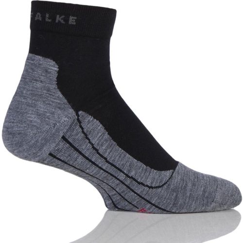 Pair / Grey RU4 Short Light Volume Ergonomic Cushioned Short Running Socks Men's 8-9 Mens - Falke - Modalova