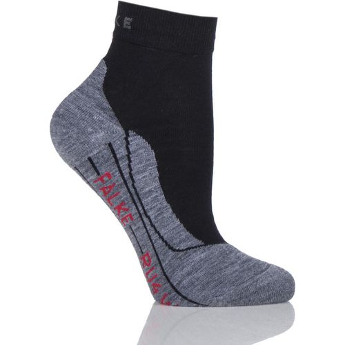 Pair / Grey RU4 Short Light Volume Ergonomic Cushioned Short Running Socks Ladies 2.5-3.5 Ladies - Falke - Modalova