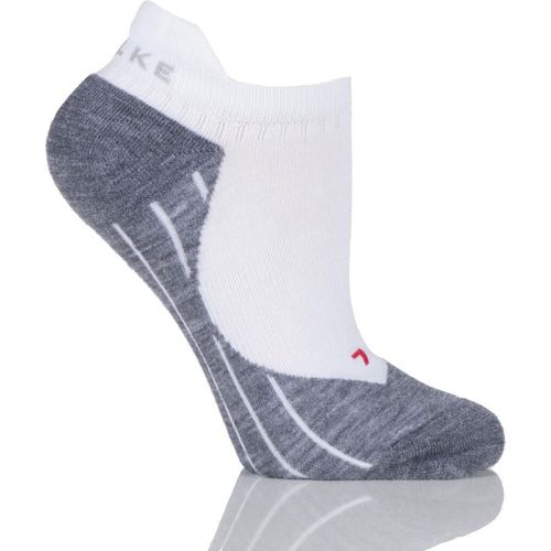 Pair / Grey RU4 Invisible Light Volume Ergonomic Cushioned Invisible Running Socks Ladies 2.5-3.5 Ladies - Falke - Modalova