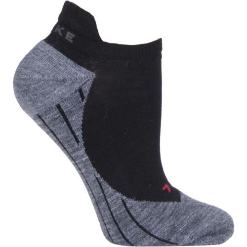 Pair / Grey RU4 Invisible Light Volume Ergonomic Cushioned Invisible Running Socks Ladies 4-5 Ladies - Falke - Modalova