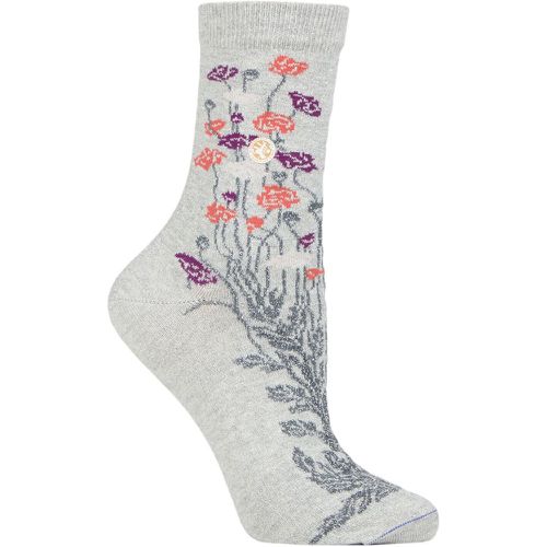 Ladies 1 Pair Cotton Bling Flower Pattern Socks Light 3.5-5 Ladies - Birkenstock - Modalova