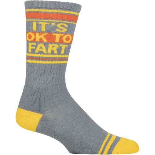 Pair It's OK to Fart Cotton Socks Multi One Size - Gumball Poodle - Modalova