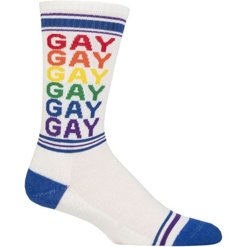 Gumball Poodle 1 Pair Gay Rainbow - Gym Crew Socks Cotton Socks Multi One Size - SockShop - Modalova