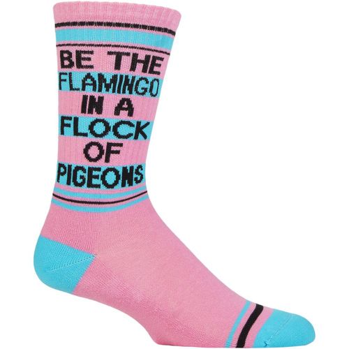 Gumball Poodle 1 Pair Be The Flamingo in The Flock of Pigeons Cotton Socks Multi One Size - SockShop - Modalova
