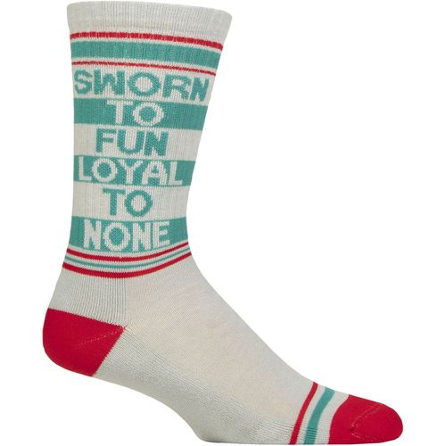 Gumball Poodle 1 Pair Sworn to Fun Loyal to None Cotton Socks Multi One Size - SockShop - Modalova