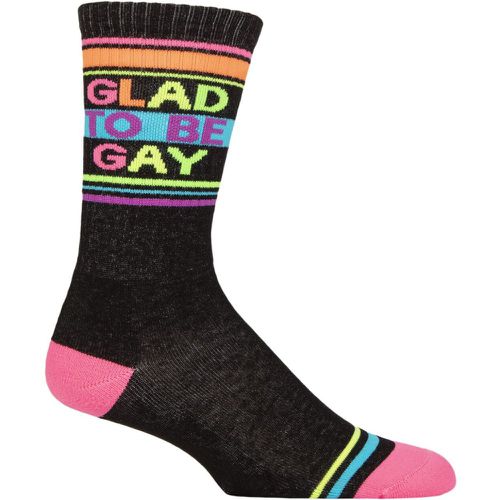 Pair Glad To Be Gay Cotton Socks Multi One Size - Gumball Poodle - Modalova