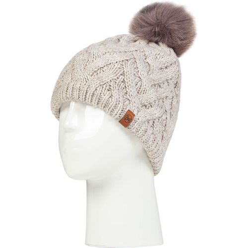 Pack Caryn Knitted Fleece Hat Ecru One Size - Buff - Modalova