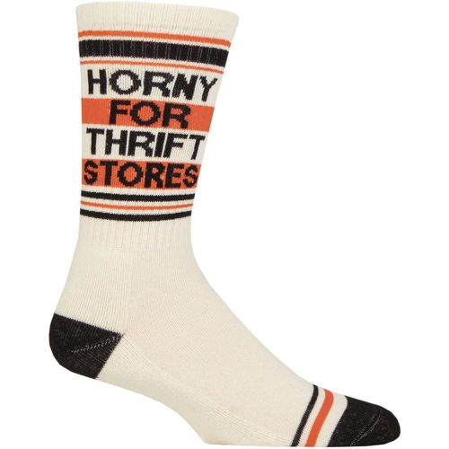 Pair Horny for Thrift Stores Cotton Socks Multi One Size - Gumball Poodle - Modalova