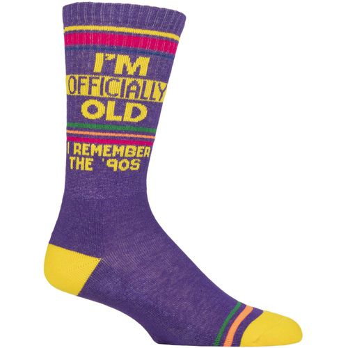Gumball Poodle 1 Pair I'm Officially Old… I Remember the 90's Cotton Socks Multi One Size - SockShop - Modalova
