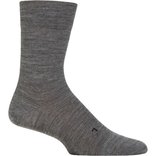 Mens 1 Pair Falke Stabilizing Wool Everyday Socks Dark 10-11 Mens - SockShop - Modalova