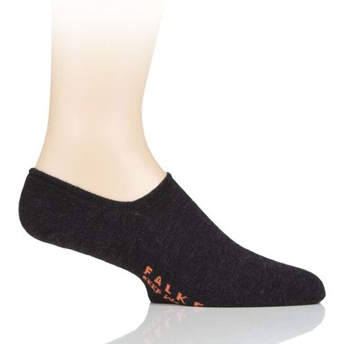 Mens 1 Pair Keep Warm Virgin Wool Trainer Socks Anthracite Melange 9.5-10.5 Mens - Falke - Modalova